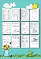 Vista previa - Hojas de trabajo - My spring booklet - cuaderno de actividades (inglés) - página 2