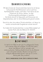 Vorschau - Fördermaterial/Inklusion - Situationskärtchen- Konfliktfähigkeit / prosoziales Verhalten fördern - Seite 1