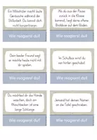 Vorschau - Fördermaterial/Inklusion - Situationskärtchen- Konfliktfähigkeit / prosoziales Verhalten fördern - Seite 3
