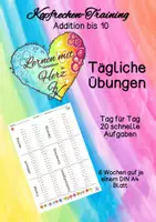 Vorschau - Arbeitsblätter - Addition bis 10 - Deckblatt