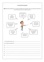 Vorschau - Arbeitsblätter - Reported speech - commands and requests Übung - Deckblatt
