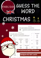 Vorschau - Spiele - Guess the word: Christmas | Wortschatz (Vokabelspiel) - Deckblatt