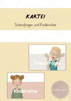 Vorschau - Spiele - Kartei: Scherzfragen und Kinderwitze - Deckblatt
