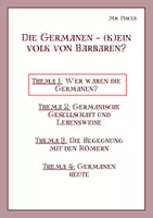 Vorschau - Unterrichtsreihen - Das Antike Rom: Unterrichtsreihe - Die Germanen (Teil 1) - Seite 1