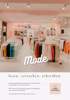 Vorschau - Arbeitsblätter - Magazin Leseheft Kurztexte Arbeitsheft Leichte Sprache Mode - Deckblatt
