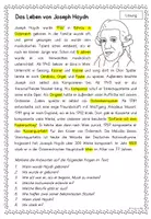 Vorschau - Arbeitsblätter - Komponisten kennen: "Joseph Haydn" - Seite 2