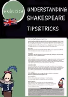 Vorschau - Arbeitsblätter - Understanding Shakespeare | Tips&Tricks (Oberstufe) - Deckblatt