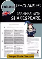 Vorschau - Arbeitsblätter - Grammar with Shakespeare: if-clauses (Revision | Oberstufe) - Deckblatt