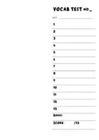 Vorschau - Arbeitsblätter - Heftchen: My Vocab test booklet - Seite 3