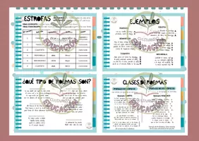 Vista previa - Hojas de trabajo - TIPOS DE ESTROFAS Y DE POEMAS - página 1