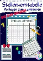 Vorschau - Arbeitsblätter - Stellenwerttabelle zum Laminieren bis 1 Billion - Deckblatt