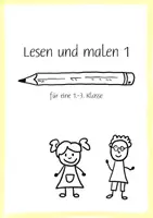 Vorschau - Arbeitsblätter - Lesen und malen 1 - Deckblatt