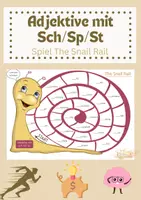Vorschau - Spiele - Rechtschreibung Adjektive mit sch/st/sp - Deckblatt