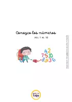 Vista previa - Tarjetas / Manipulativos - Conozco los números Del 1 al 10 (1) - Portada
