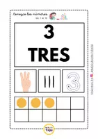 Vista previa - Tarjetas / Manipulativos - Conozco los números Del 1 al 10 (1) - página 3