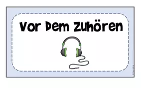Vorschau - Merkblätter - Zuhörstrategien Aushang KL 3/4 - Seite 1