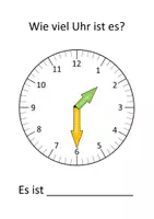 Vorschau - Arbeitsblätter - Wie viel Uhr ist es? (Viertel nach / Halb / Viertel vor) - Seite 2