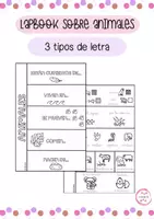 Vista previa - Hojas de trabajo - LAPBOOK SOBRE ANIMALES - Portada