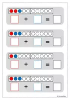 Vorschau - Fördermaterial/Inklusion - Klettmappe, Addition, Zehnerfeld - Seite 3
