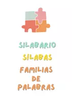 Vista previa - Juegos / Gamificación - Sílabas, familia de palabras y silabario - Portada