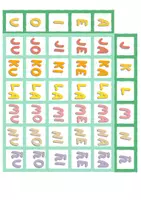 Vista previa - Juegos / Gamificación - Sílabas, familia de palabras y silabario - página 2