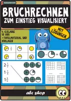 Vorschau - Arbeitsblätter - Bruchrechnen zum Einstieg visualisieren (18 ABs mit Lösungen) - Deckblatt