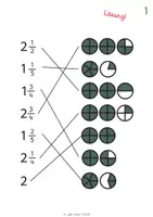 Vorschau - Arbeitsblätter - Bruchrechnen zum Einstieg visualisieren (18 ABs mit Lösungen) - Seite 3