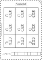 Vorschau - Mal- und Bastelvorlagen - Lausch-Puzzle | Frühling | Hörverstehen - Seite 3