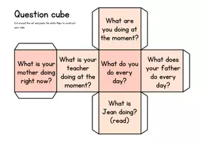 Vorschau - Spiele - chat cube zu Young World 4, Unit 5 - Seite 1