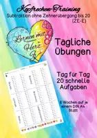 Vorschau - Arbeitsblätter - Subtraktion bis 20 (ohne Zehnerübergang) - Deckblatt