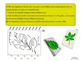 Vorschau - Mal- und Bastelvorlagen - AGAMOGRAPH „Blätter & Herbstblätter“ (Frühling, Herbst, Wackelbild, Zickzack-Bild, Kippbild) - Seite 2