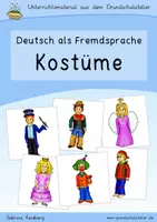 Aperçu - Jeux - Apprendre l' allemand: déguisement (Deutsch lernen: Kostüme/Karneval) - Page de couverture