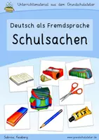 Aperçu - Feuilles d'exercices - Apprendre l' allemand: à l' école (Deutsch lernen: Schulsachen) - Page de couverture