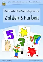 Aperçu - Jeux - Apprendre l' allemand: couleurs & chiffres (Deutsch: Farben & Zahlen) - Page de couverture
