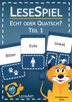 Vorschau - Spiele - Lesetraining - Sinnerfassendes Lesen - Echt oder Quatsch? - Deckblatt