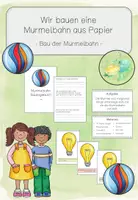 Vorschau - Stundenentwürfe - Wir bauen eine Murmelbahn aus Papier: Bau - Deckblatt