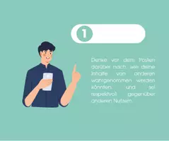 Vorschau - Arbeitsblätter - Soziale Medien - Karten zum Umgang mit den sozialen Medien - Klassenraumgestaltung - Seite 2