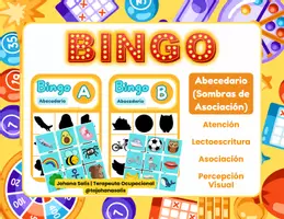 Vista previa - Juegos / Gamificación - Juego Bingo Abecedario (Sombras de Asociaciones) (VERSIÓN GRATUITA) - página 1