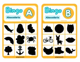 Vista previa - Juegos / Gamificación - Juego Bingo Abecedario (Sombras de Asociaciones) (VERSIÓN GRATUITA) - Portada