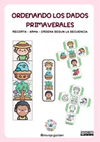 Vista previa - Juegos / Gamificación - Ordena los dados Primaverales (Discriminación Visual) - Portada