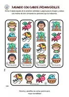 Vista previa - Juegos / Gamificación - Ordena los dados Primaverales (Discriminación Visual) - página 3