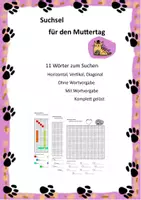 Vorschau - Anderer Materialtyp - Suchsel Muttertag - Deckblatt
