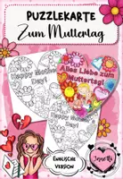 Vorschau - Mal- und Bastelvorlagen - Muttertag Bastelvorlage Englisch Grundschule Kl. 2–3 – Puzzlekarte Mother’s Day - Deckblatt