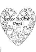 Vorschau - Mal- und Bastelvorlagen - Muttertag Bastelvorlage Englisch Grundschule Kl. 2–3 – Puzzlekarte Mother’s Day - Seite 2