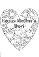 Vorschau - Mal- und Bastelvorlagen - Muttertag Bastelvorlage Englisch Grundschule Kl. 2–3 – Puzzlekarte Mother’s Day - Seite 3