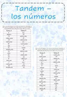 Vorschau - Spiele - Tandem - los números/ die Zahlen 0-100 - Deckblatt