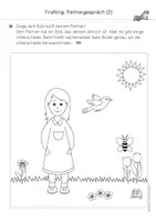 Vorschau - Arbeitsblätter - Arbeitsblatt (Frühling): Partnergespräch (mündlicher Sprachgebrauch) - Seite 2