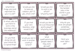 Vorschau - Stationenlernen - Jobs - Conversation Cards - Seite 3