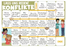 Aperçu - Jeux - jeu allemand: les conflit - Konflikte Deutsch DAZ Sprechen Spiel - Page 1