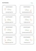 Vorschau - Fördermaterial/Inklusion - Rollenkarten: Gruppenarbeit (Material/Zeit/Protokoll/Teamleitung) - Deckblatt